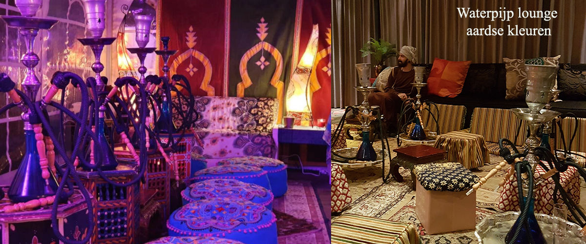 Marokkaans entertainment Waterpijpterras voor uw feest Shisha terras prijzen